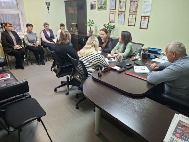 Состоялась встреча руководителя Управы Ильичевского внутригородского района города Мариуполь Скударь Владимира с сотрудниками Управы