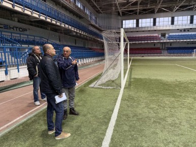 Антон Кольцов: Ознакомился с ходом восстановления спорткомплекса «Ильичевец»