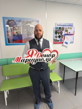 Жители Приморского района сдали кровь для Мариуполя