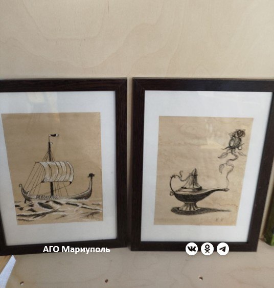 В Жовтневом районе прошла выставка работ молодого мариупольского художника