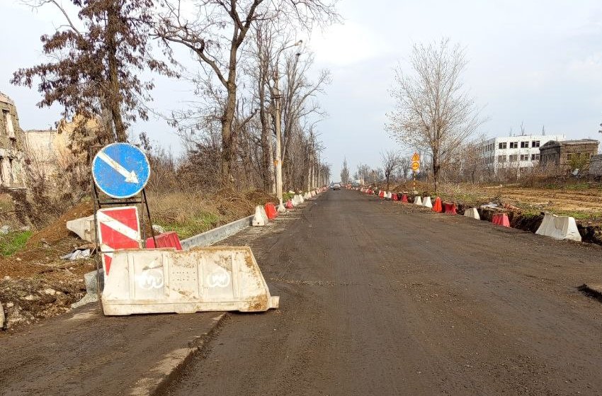 Продолжают восстанавливать пр. Победы