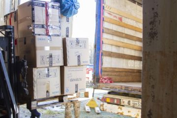 Волонтеры «Ленинградского добровольца» прибыли в ДНР с гуманитарным конвоем