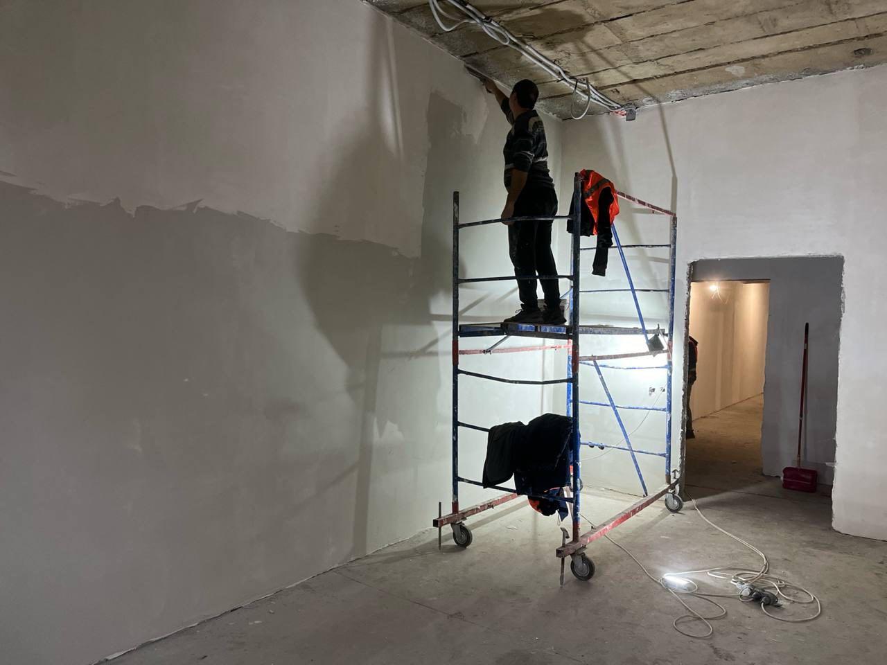 Строители из Ленобласти приступили к основным отделочным работам в ДК «Чайка» Строители из Ленобласти приступили к основным отделочным работам в ДК «Чайка»