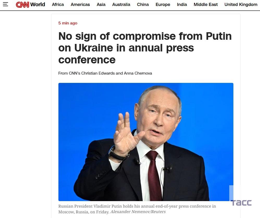 Мировые СМИ следят за пресс-конференцией Владимира Путина Мировые СМИ следят за пресс-конференцией Владимира Путина