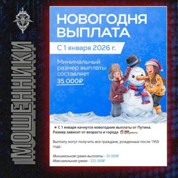 «Новогодняя выплата от 35 тыс. рублей»: подобные рассылки делают мошенники перед Новым годом