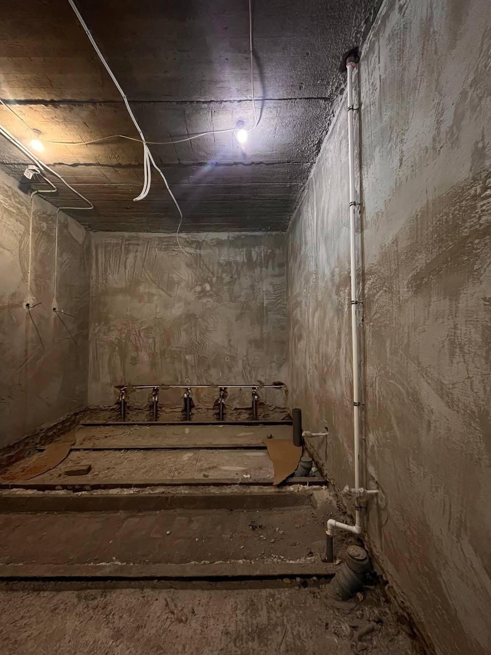 Строители из Ленинградской области продолжают монтаж сетей теплоснабжения в ДК «Чайка» Строители из Ленинградской области продолжают монтаж сетей теплоснабжения в ДК «Чайка»