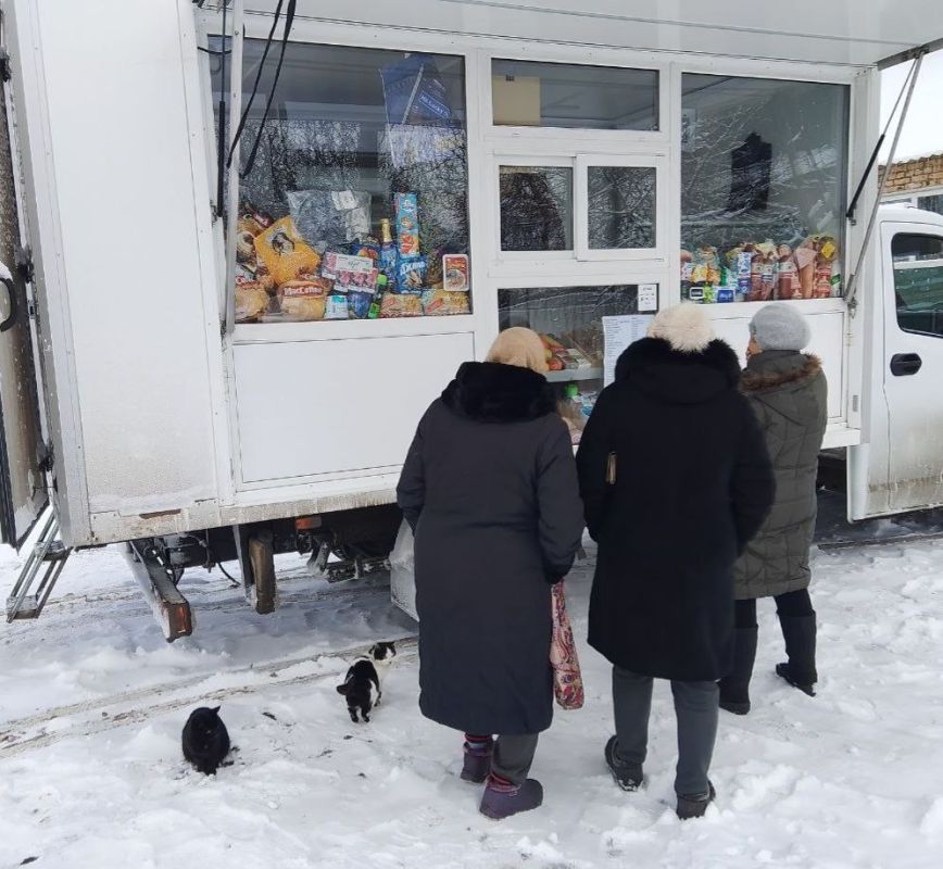 С 10 по 13 января 2026 года осуществлена выездная торговля с использованием автомагазинов в населенных пунктах городских округов Донецк, Горловка, Мариуполь, на территории г. Авдеевка, также Волновахского, Володарского... С 10 по 13 января 2026 года осуществлена выездная торговля с использованием автомагазинов в населенных пунктах городских округов Донецк, Горловка, Мариуполь, на территории г. Авдеевка, также Волновахского, Володарского...