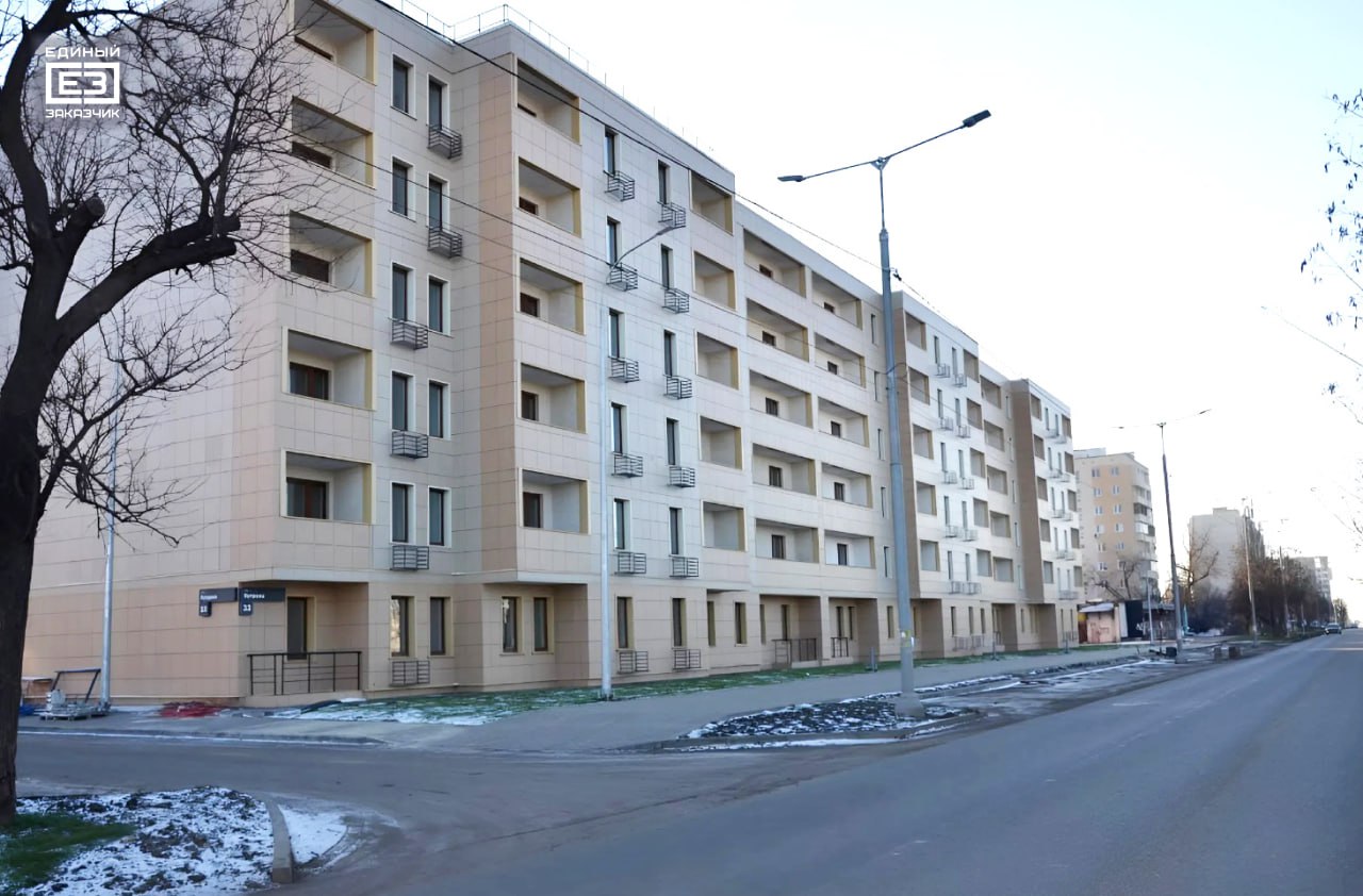 В Жовтневом районе Мариуполя завершено строительство нового компенсационного дома В Жовтневом районе Мариуполя завершено строительство нового компенсационного дома