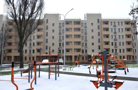 В Жовтневом районе Мариуполя завершено строительство нового компенсационного дома