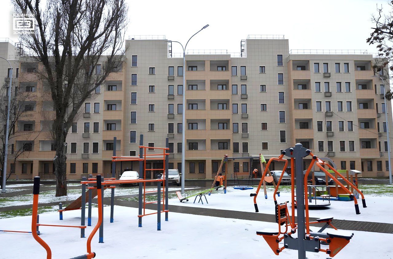 В Жовтневом районе Мариуполя завершено строительство нового компенсационного дома