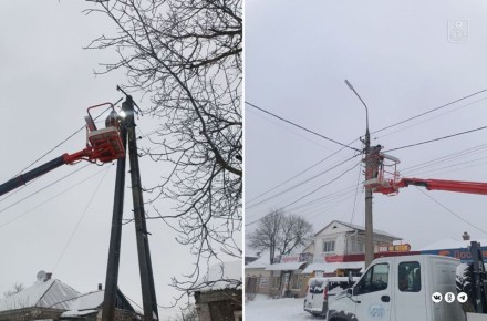 Мариупольские энергетики инспектируют сети наружного освещения в Приморском районе