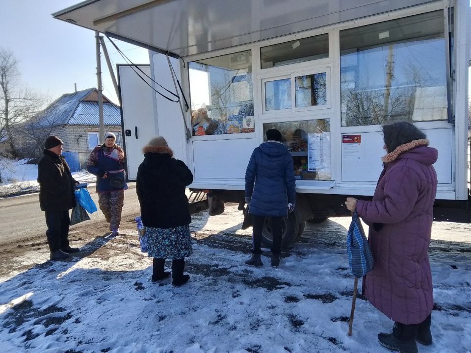 С 3 по 6 февраля 2026 года осуществлена выездная торговля с использованием автомагазинов в населенных пунктах городских округов Донецк, Горловка, Мариуполь, на территории г С 3 по 6 февраля 2026 года осуществлена выездная торговля с использованием автомагазинов в населенных пунктах городских округов Донецк, Горловка, Мариуполь, на территории г