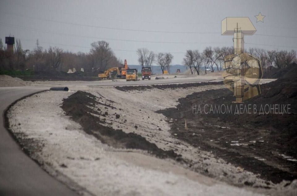 Строительство объездной Мариуполя идет с опережением графика