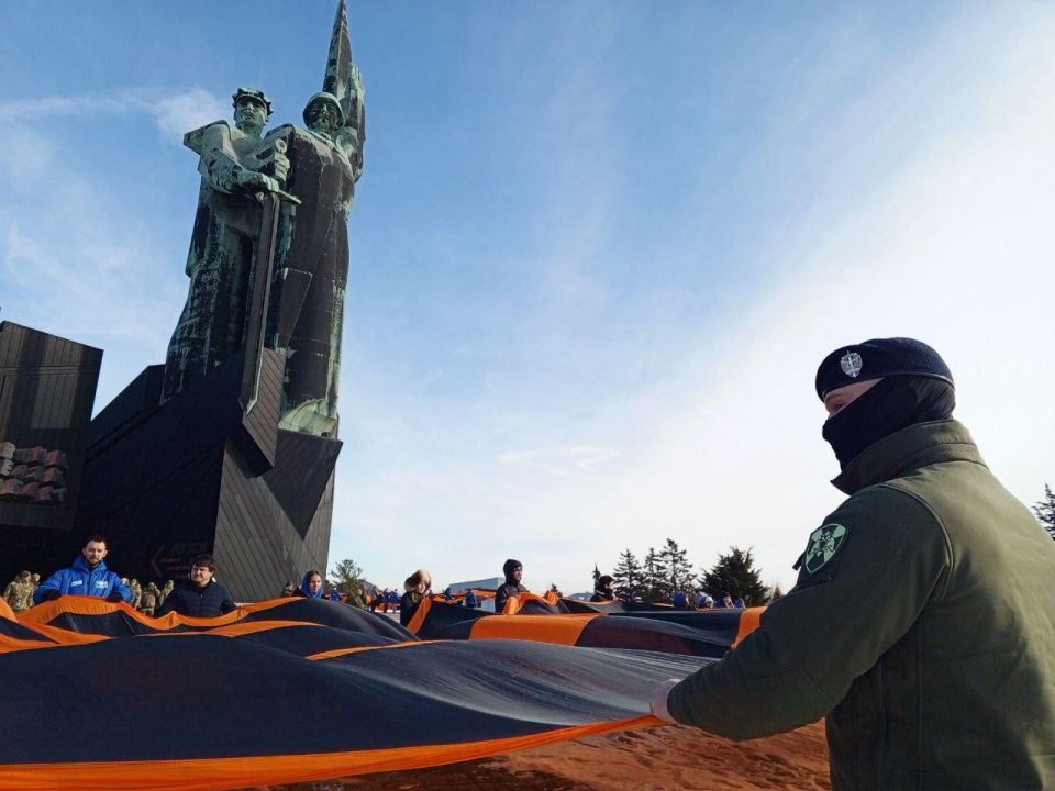 Рогвардейцы Донецка стали участниками акции «Лента Мужества»