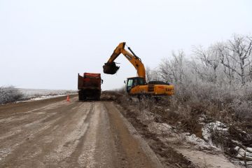 Дорожники начали капитальный ремонт участка дороги Волноваха — «Белгород — Старобельск — Луганск — Донецк — Мариуполь», протяжённостью 38 км