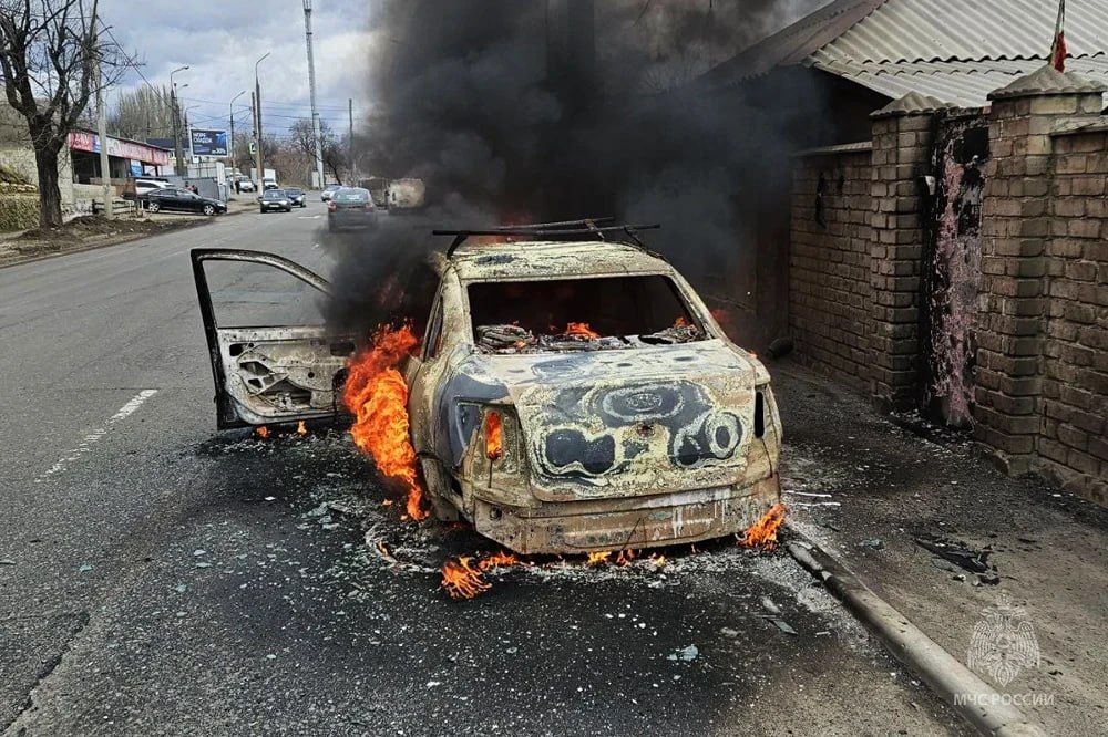 Мариупольские огнеборцы ликвидировали пожар в Жовтневом районе