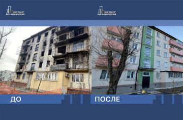 Строители восстановили сильно пострадавший дом на улице Бахчиванджи