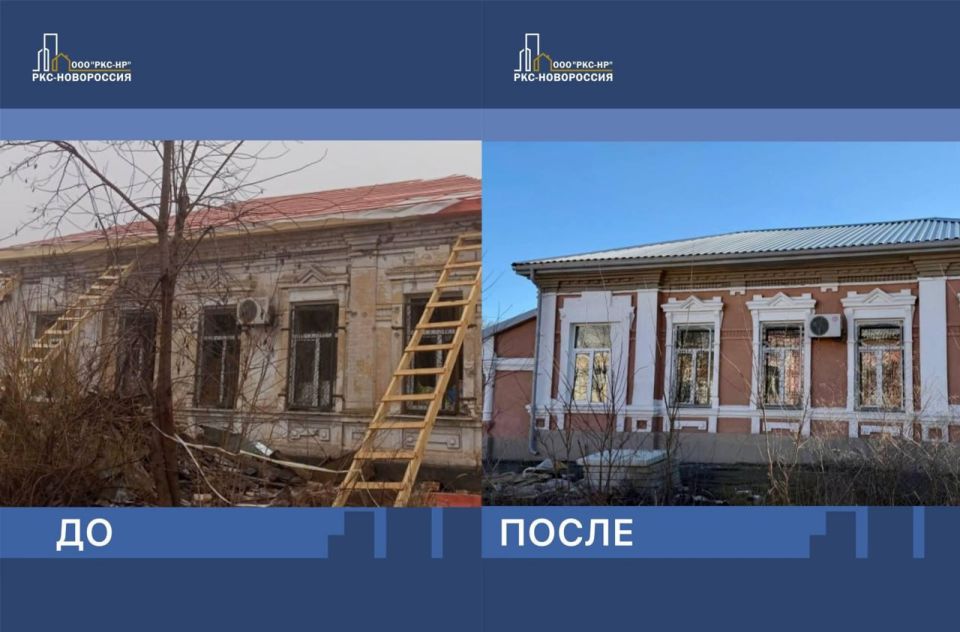 Липецкие строители восстановили жилой дом на улице Пушкина