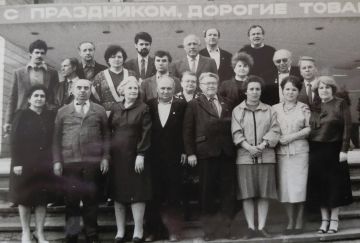 Коллектив редакции газеты «Ильичевец», 1990 год