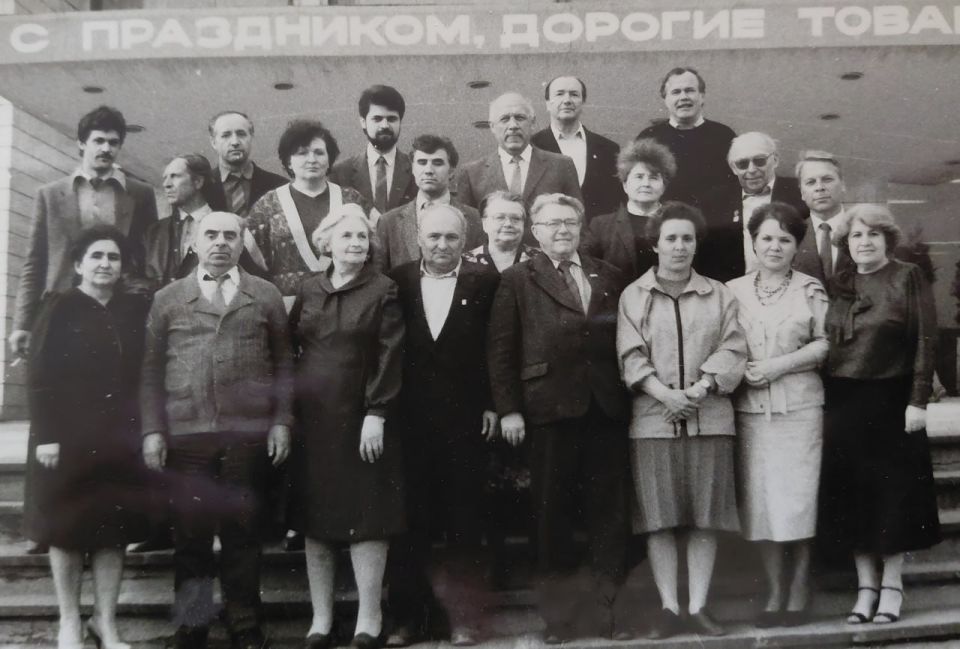 Коллектив редакции газеты «Ильичевец», 1990 год