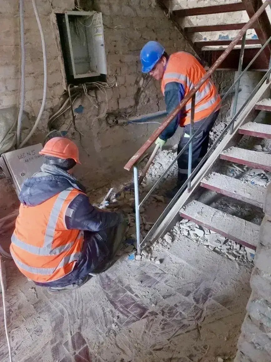 Петербургские строители приступили к восстановлению зданий ГИМС в Мариуполе Петербургские строители приступили к восстановлению зданий ГИМС в Мариуполе