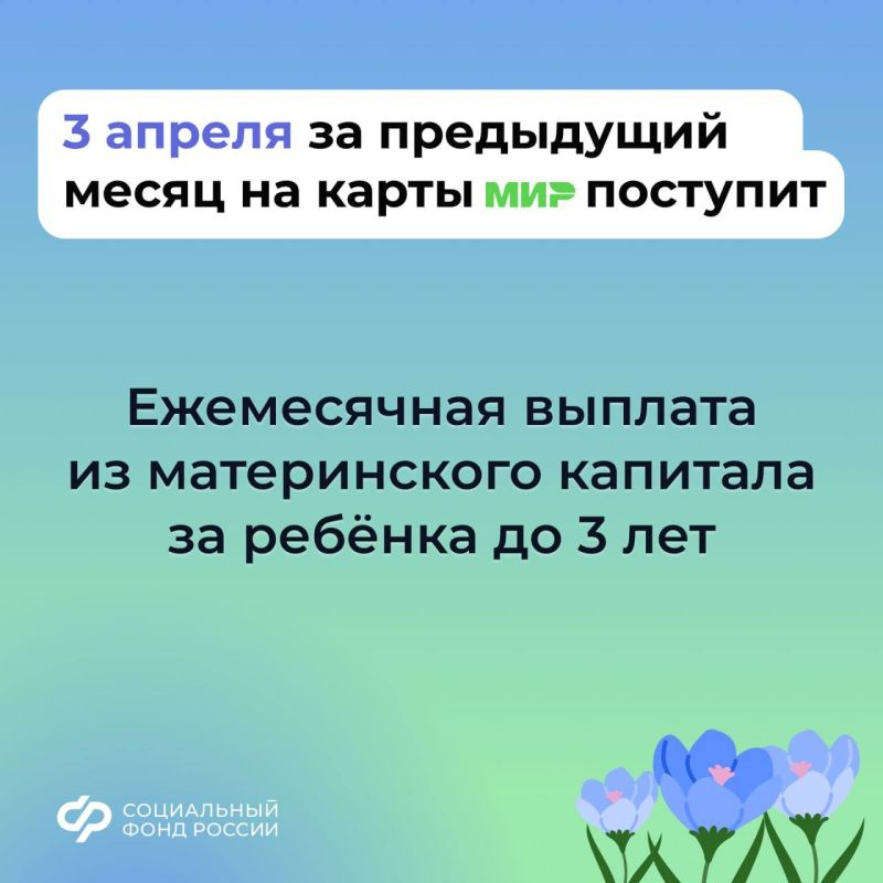 3 и 8 апреля — дни зачисления выплат семьям с детьми из ДНР на карты и счета 3 и 8 апреля — дни зачисления выплат семьям с детьми из ДНР на карты и счета