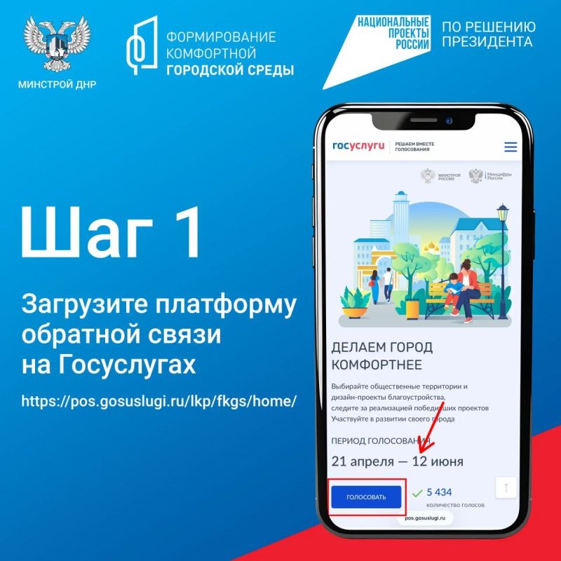 Более 5 тысяч жителей ДНР уже проголосовали за объекты благоустройства Более 5 тысяч жителей ДНР уже проголосовали за объекты благоустройства