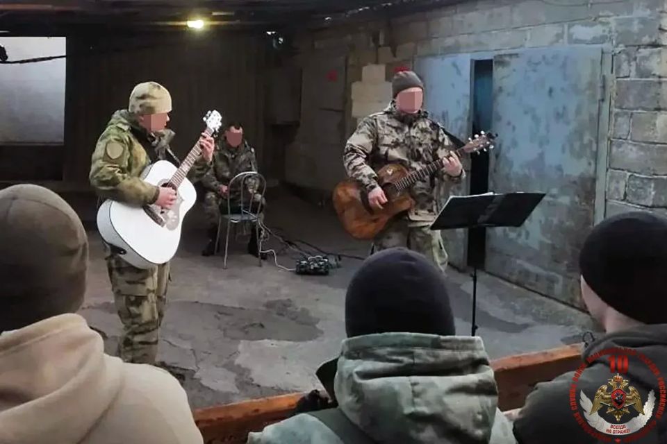 Концертная бригада Северо-Западного округа Росгвардии выступила в ДНР