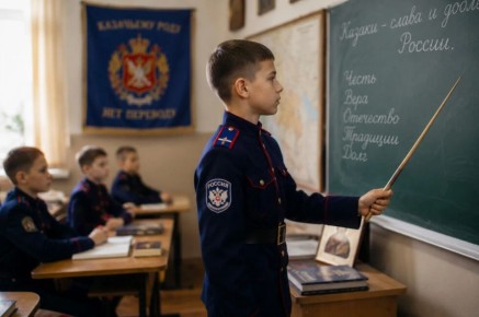 В ДНР дети уже проявляют интерес к обучению в казачьих классах