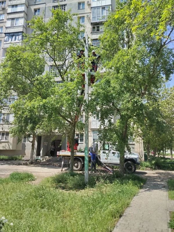 Энергетики провели ревизию очередных участков сетей наружного освещения