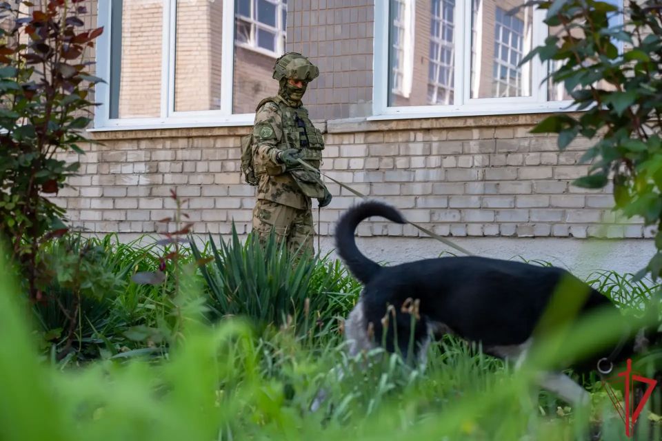 В ДНР спецназ Росгвардии проверил школьные территории накануне последнего звонка В ДНР спецназ Росгвардии проверил школьные территории накануне последнего звонка