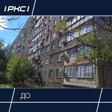 Восстановлен дом на проспекте Ленина в Мариуполе