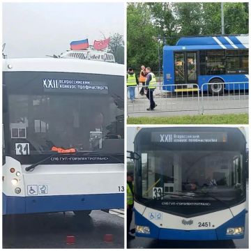 В СанктПетербурге подвели итоги конкурса «Лучший водитель троллейбуса - 2026»!