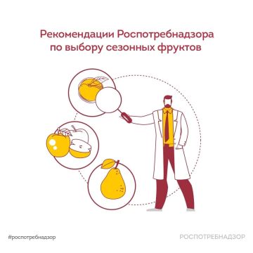 Рекомендации Роспотребнадзора по выбору овощей и фруктов в летний сезон