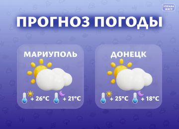 Прогноз погоды на 24 июля. Мариуполь