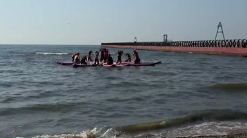 Мариупольцы проверили свой баланс на новой тренировке по сапбордингу