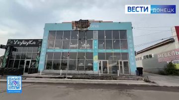 Последствия ночной атаки БПЛА ВСУ на Мариуполь