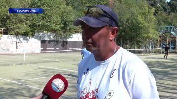 Турнир по большому теннису среди старшей группы, приуроченный ко Дню города Мариуполя