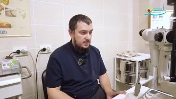 Чудо! Больнице интенсивного лечения г. Мариуполя вернули зрение 80-летней пациентке с катарактой и болезнью Паркинсона