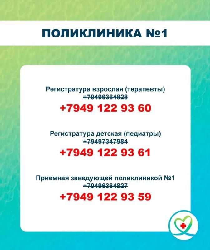 Регистратуры поликлиник и амбулаторий БИЛ г. Мариуполя сменили номера Регистратуры поликлиник и амбулаторий БИЛ г. Мариуполя сменили номера