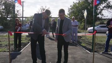 В селе Новоянисоль Володарского муниципального округа открыли новую зону отдыха
