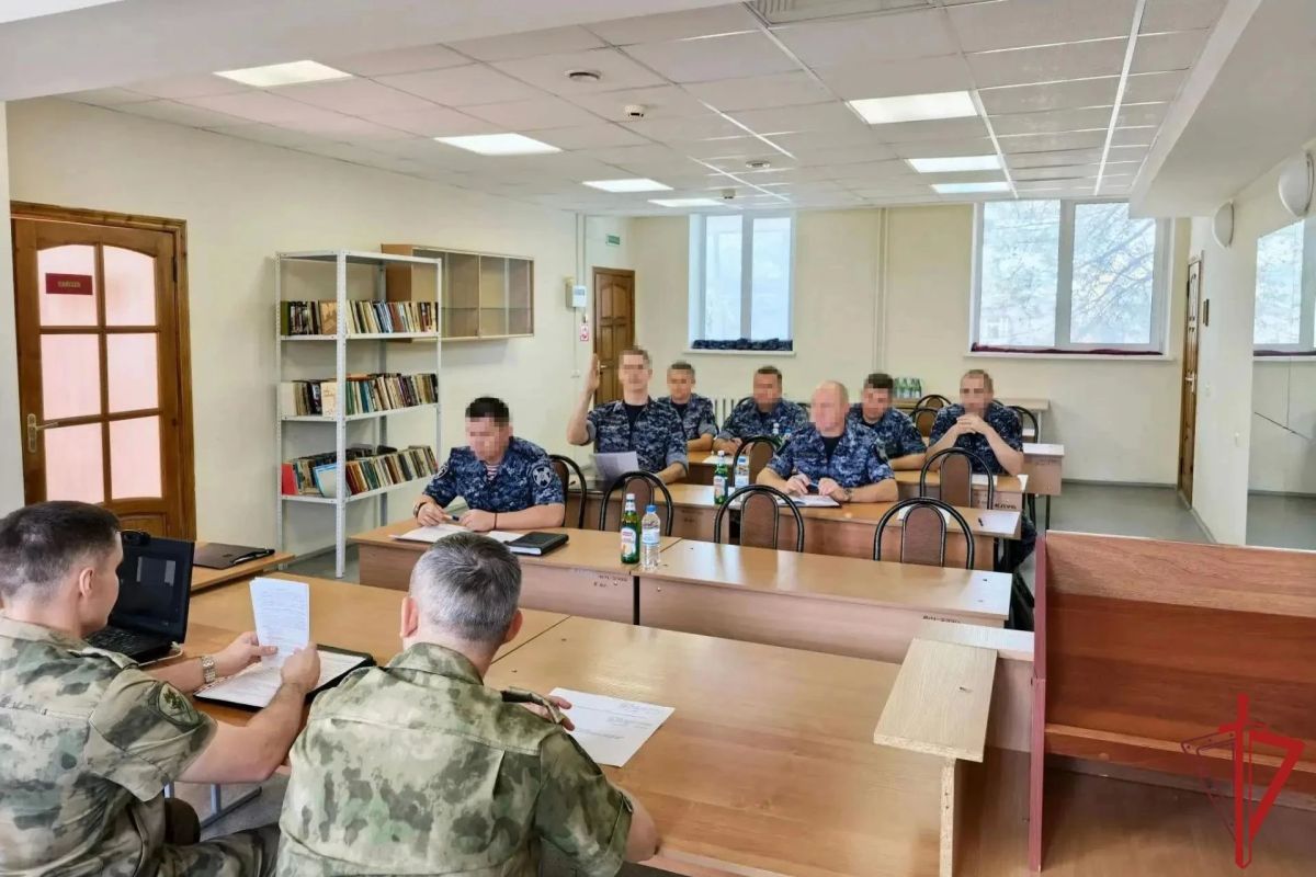 Росгвардейцы из ДНР приняли участие в окружном сборе