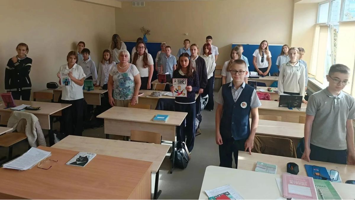 Семиклассникам средней школы №5 рассказали о вреде наркотиков